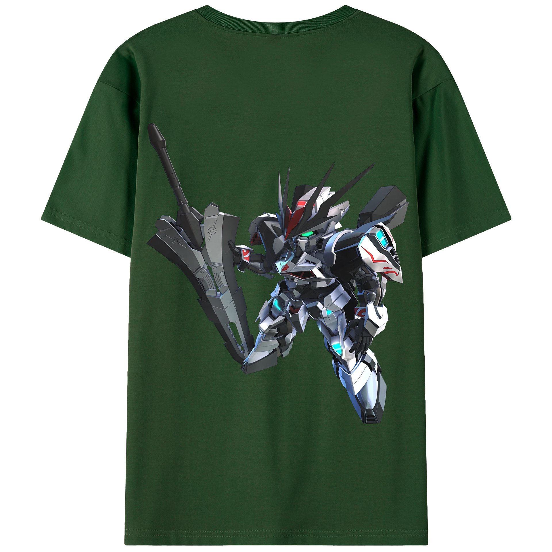 （画像用） 機動戦士ガンダム Mobile Suit Gundam 綿100％半袖Tシャツ（背面プリント）